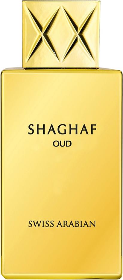 Flacon perfum Swiss Arabian Shaghaf Oud woda perfumowana 75ml unisex o bursztynowym charakterze z orientalną kompozycją szafranu i oudu