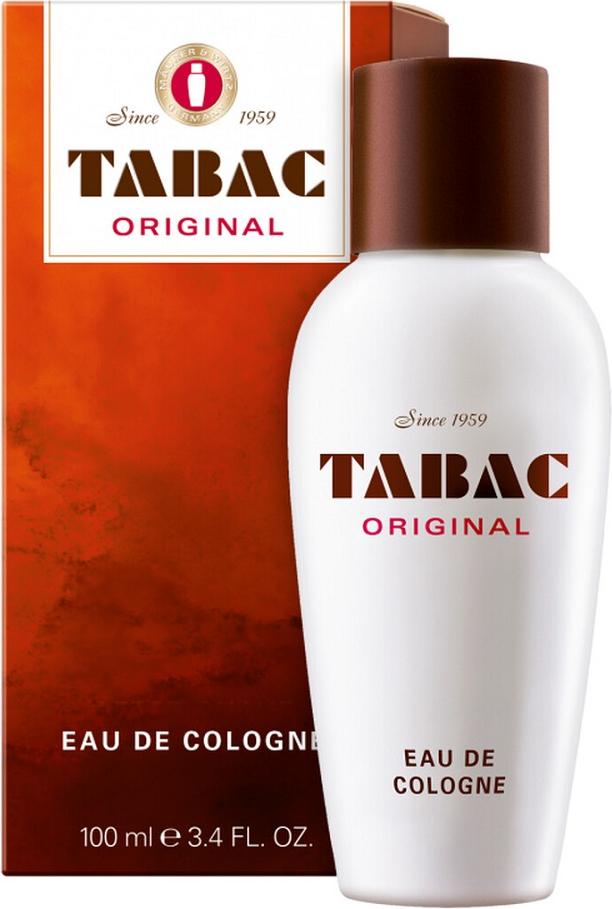 Flacon wody kolońskiej Maurer & Wirtz Tabac Original 100ml bez sprayu - klasyczne perfumy męskie w eleganckim opakowaniu z logo marki