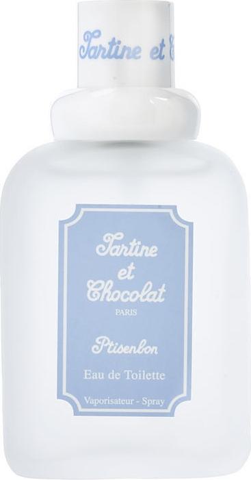Flacon wody toaletowej Tartine et Chocolat Ptisenbon 50ml dla kobiet z eleganckim opakowaniem marki na białym tle