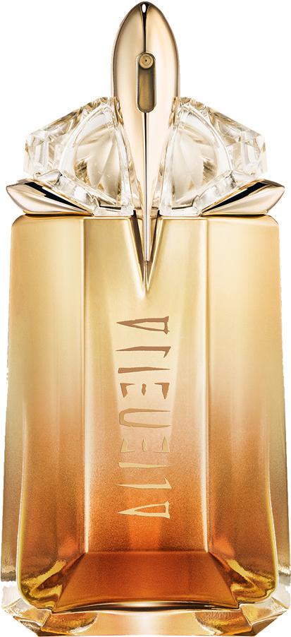 Flacon perfum MUGLER Alien Goddess Intense woda perfumowana 60ml w eleganckim opakowaniu na białym tle, luksusowe perfumy damskie