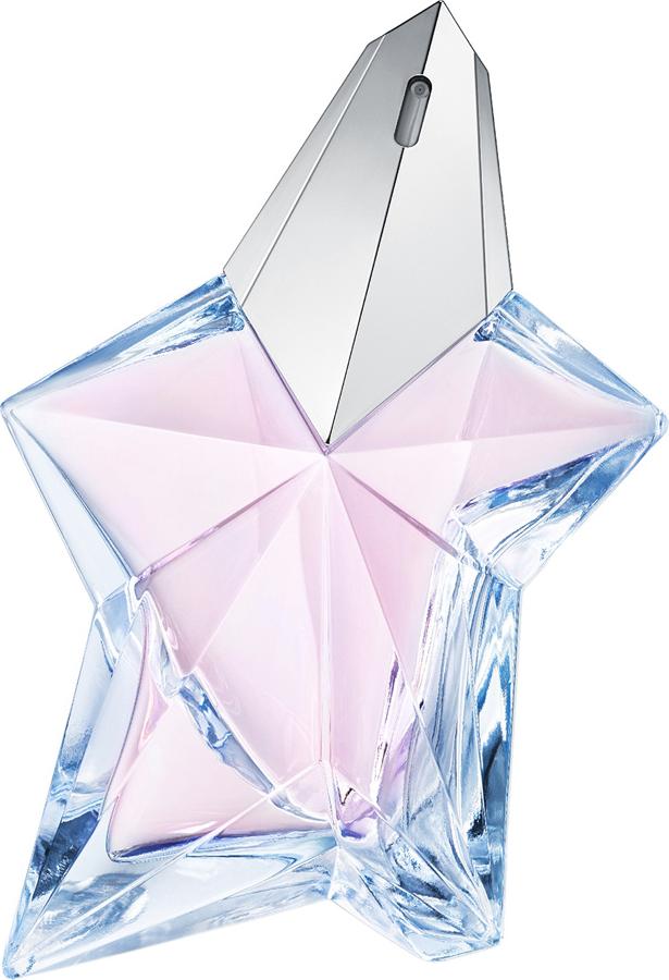 Flacon perfum Mugler Angel Eau De Toilette 2019 100ml na białym tle - kultowa woda toaletowa w eleganckiej butelce marki Mugler