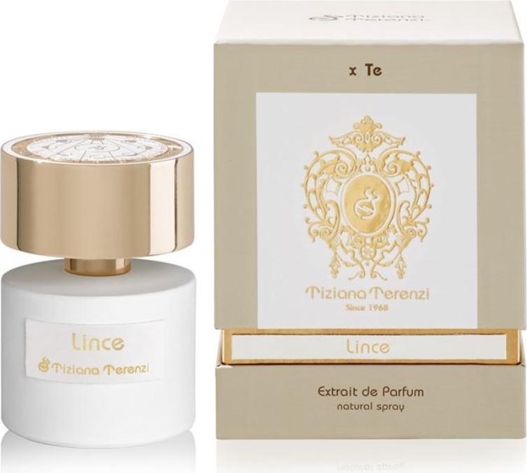 Flacon perfum Tiziana Terenzi Lince 100ml w eleganckim opakowaniu - luksusowe unisex perfumy z nutami bergamotki, jaśminu i wanilii