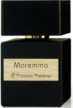 Flacon perfum Tiziana Terenzi Maremma 100ml na białym tle - elegancka butelka luksusowych zapachów inspirowanych Toskanią z owocowymi nutami