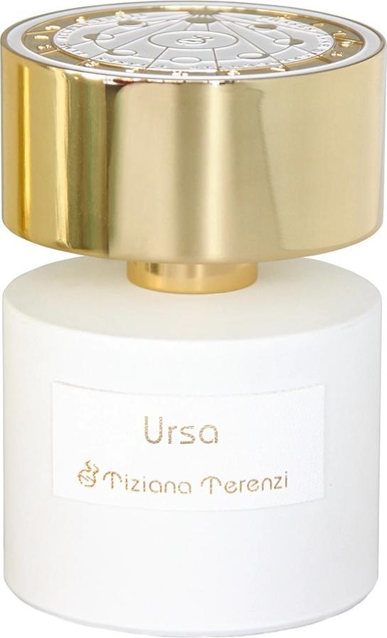 Flacon perfum Tiziana Terenzi Ursa 100ml - luksusowe perfumy unisex w eleganckim opakowaniu z logo marki na białym tle