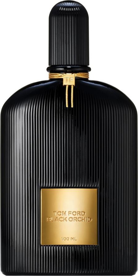 Flacon perfum Tom Ford Black Orchid woda perfumowana 50ml w eleganckim czarnym opakowaniu z logo marki na białym tle