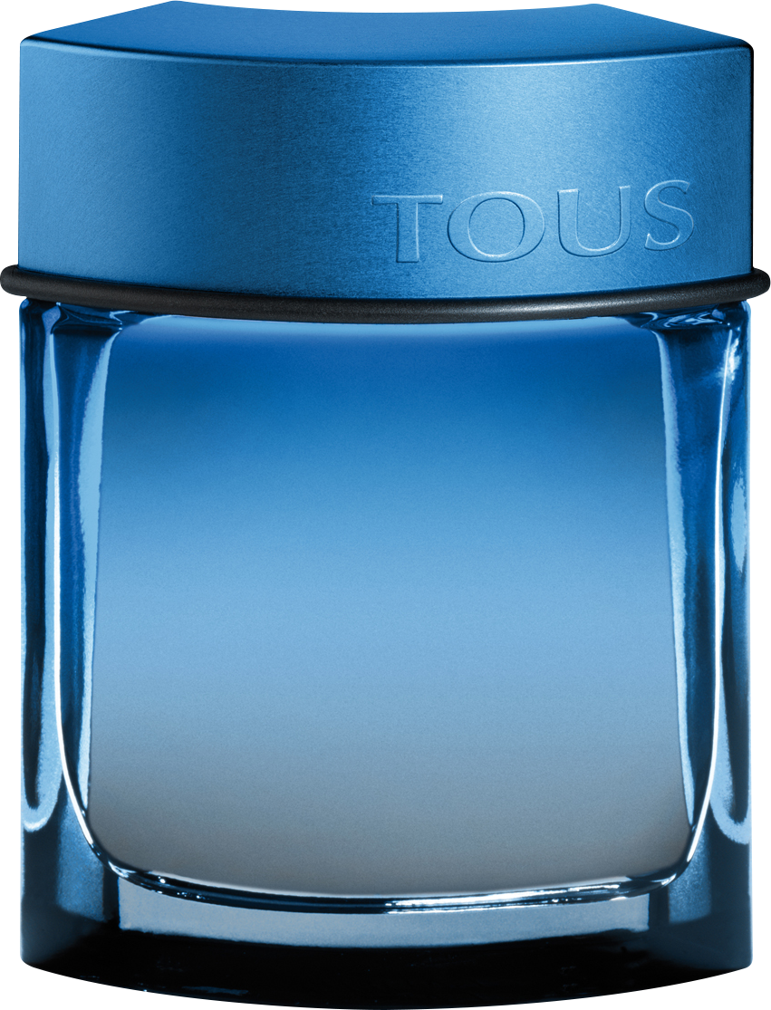Flacon wody toaletowej Tous Sport dla mężczyzn 100ml w eleganckim opakowaniu marki Tous na białym tle z widocznym logo
