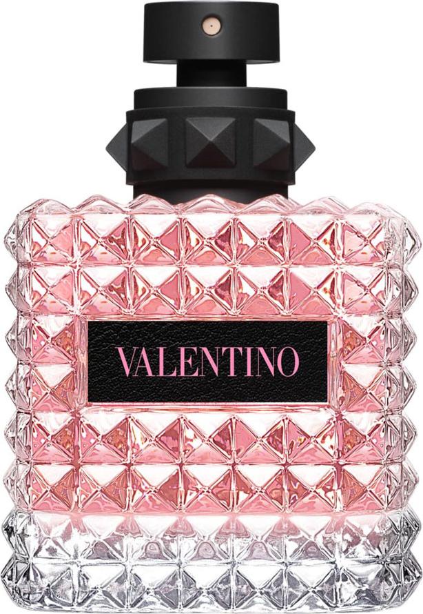Flacon perfum Valentino Donna Born In Roma woda perfumowana 50ml w eleganckim opakowaniu z charakterystycznymi ćwiekami marki Valentino