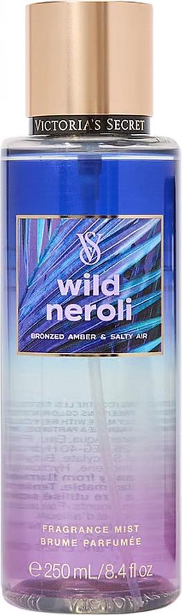 Flacon mgiełki do ciała Victoria's Secret Wild Neroli 250ml z eleganckim opakowaniem marki, prezentujący kwiatowo-cytrusowy zapach z nutami neroli