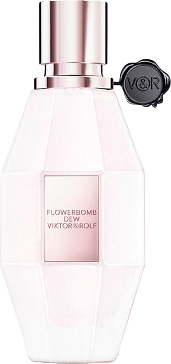 Flacon perfum Viktor&Rolf Flowerbomb Dew woda perfumowana damska 50ml z eleganckim opakowaniem na białym tle - luksusowe perfumy kwiatowe