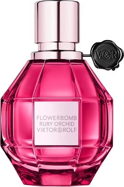 Flacon wody perfumowanej VIKTOR & ROLF Flowerbomb Ruby Orchid z eleganckim opakowaniem - luksusowe perfumy damskie z nutą orchidei