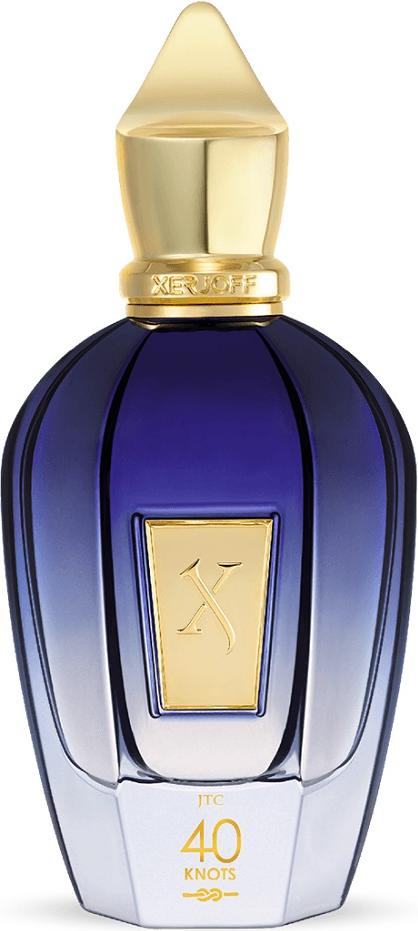 Flacon perfum XERJOFF Join the Club 40 Knots woda perfumowana 50ml w eleganckim opakowaniu luksusowej marki na białym tle
