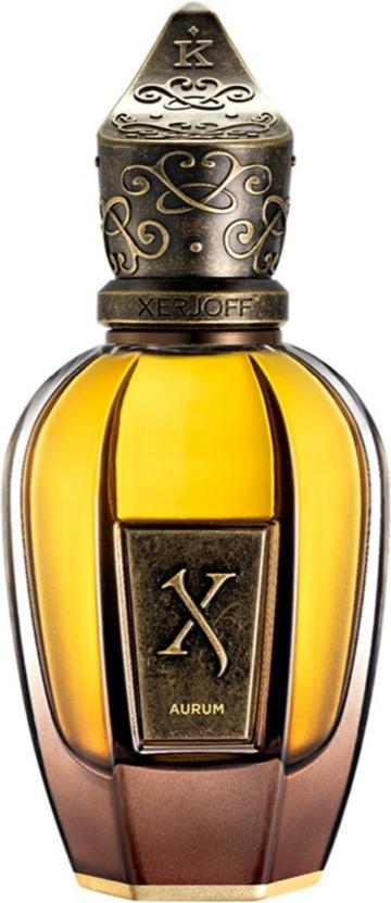 Flacon perfum XERJOFF Aurum K-Kollektion woda perfumowana 50ml w eleganckim opakowaniu, luksusowy zapach dla kobiet z nutami róż i czekolady