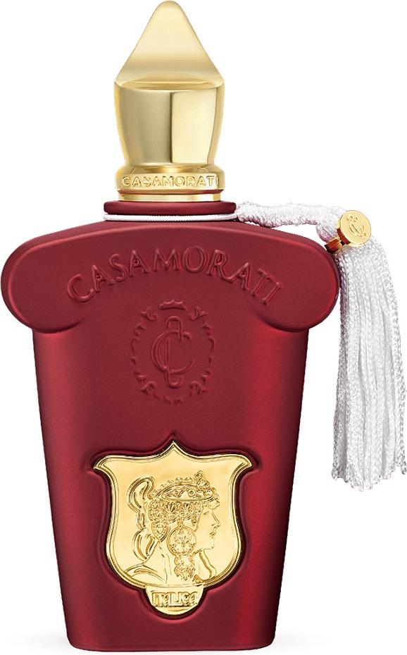 Flacon perfum XERJOFF Casamorati Italica woda perfumowana 100ml w eleganckim opakowaniu luksusowej marki na białym tle