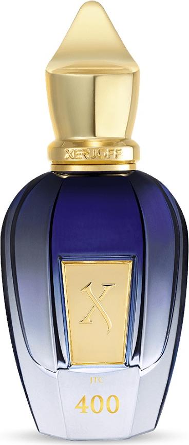 Flacon perfum XERJOFF Join the Club 400 woda perfumowana 50ml z eleganckim opakowaniem marki Xerjoff na białym tle