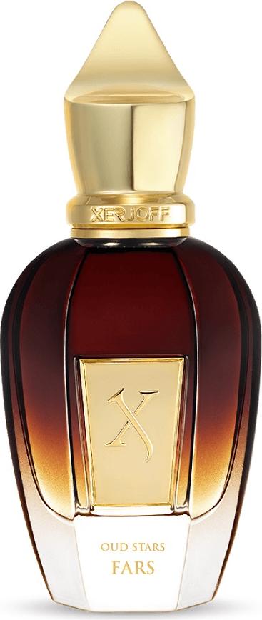 Flacon wody perfumowanej XERJOFF Oud Stars Fars 50ml - luksusowe perfumy niszowe z orientalnym zapachem ouda i czarnej róży w eleganckim opakowaniu