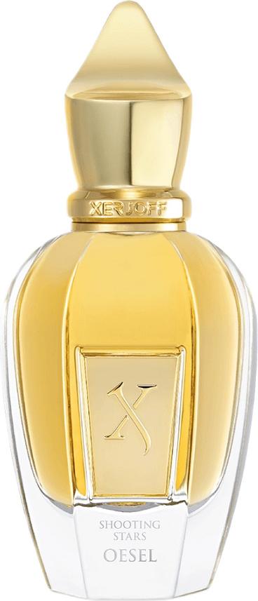 Flacon wody perfumowanej XERJOFF Shooting Stars Oesel 50ml na białym tle - luksusowe perfumy unisex w eleganckim opakowaniu marki Xerjoff