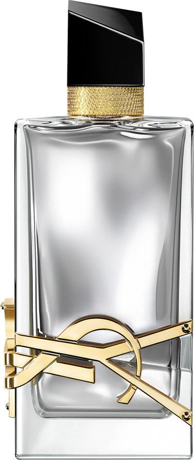 Flacon perfum Yves Saint Laurent Libre L'Absolu Platine 90ml w eleganckim opakowaniu na białym tle z logo marki YSL