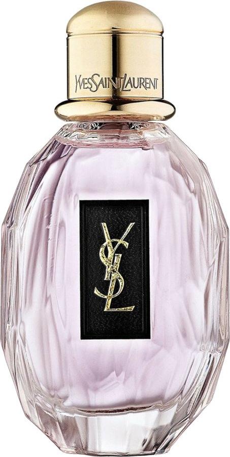 Flacon perfum Yves Saint Laurent Parisienne woda perfumowana 90ml na białym tle - eleganckie opakowanie luksusowych francuskich perfum