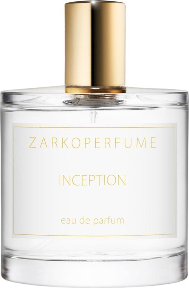 Flacon perfum ZARKOPERFUME Inception woda perfumowana 100ml na białym tle z eleganckim opakowaniem marki ZARKOPERFUME