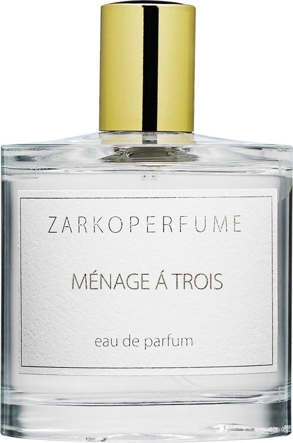 Flacon wody perfumowanej ZARKOPERFUME Ménage á Trois 100ml - luksusowe perfumy unisex z trzema molekułami piżma na białym tle