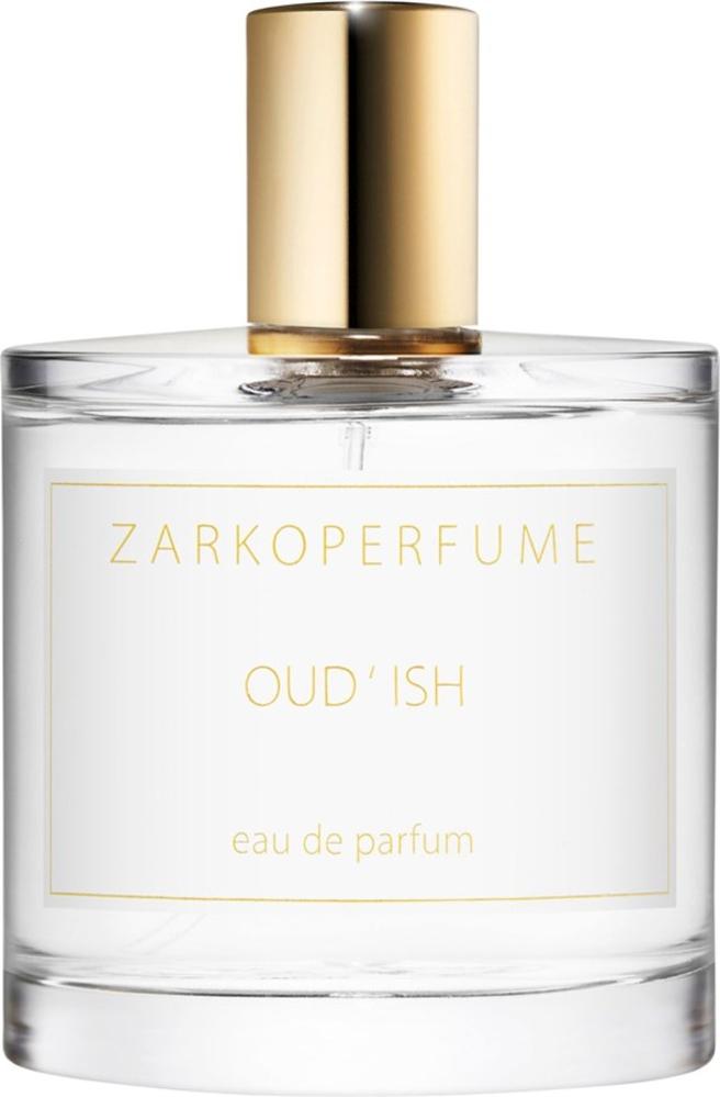 Flacon wody perfumowanej ZARKOPERFUME Oud'ish 100ml z eleganckim opakowaniem na białym tle - luksusowe perfumy duńskiej marki z nutami oud