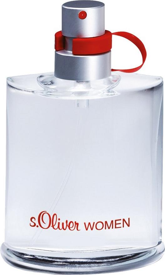 Flacon s.Oliver Women woda toaletowa 30ml na białym tle - eleganckie opakowanie kwiatowych perfum dla kobiet marki s.Oliver