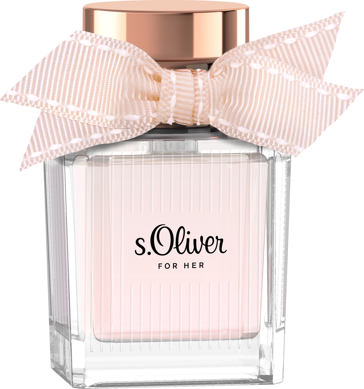 Flacon wody toaletowej s.Oliver For Her 30ml na białym tle - eleganckie perfumy damskie z owocowo-kwiatową kompozycją zapachową marki s.Oliver